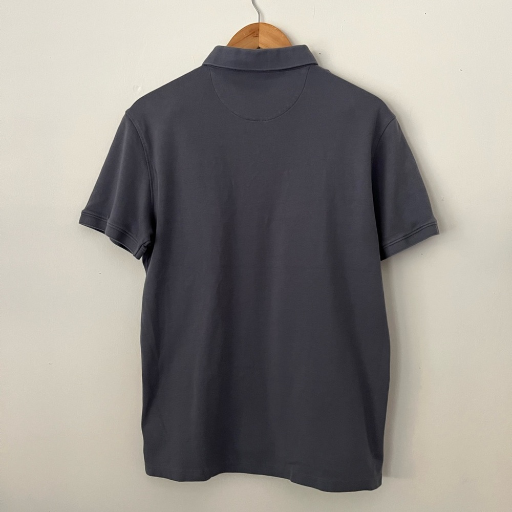 Calvin Klein Men's Charcoal Gray Polo Shirt - Picture 2 of 2